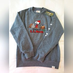 LL Bean Peanuts adult sweatshirt
